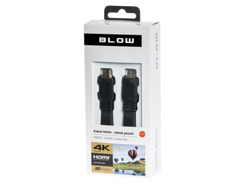 92-606# Przyłącze hdmi-hdmi classic płaskie 1,5m Blow