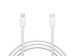 66-158# Przyłącze usb-c -iphone 1m białe woreczek Blow