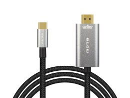 92-686# Przyłącze hdmi - usb-c 2m plecionka Blow