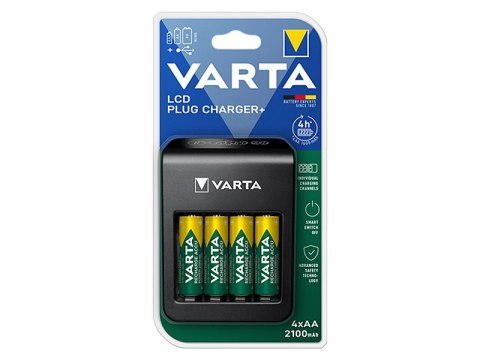 75-474# Ładowarka lcd plug+4xaa 2100mah varta 56706 Blow