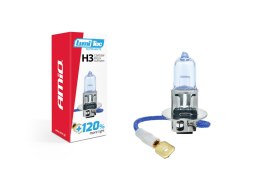 02136 Żarówka halogenowa H3 12V 55W LumiTec SuperWhite +120% AMiO