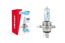 02137 Żarówka halogenowa H4 12V 60/55W LumiTec SuperWhite +120% AMiO