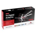 Antena TV DVB-T/T2 HEVC Maclean, aktywna, zewnętrzna combo, filtr Lte, UHF/VHF max 100dB?V, MCTV-855A Maclean