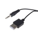 Głośniki komputerowe bluetooth 4.2, 3.5mm mini jack, USB 5v Audiocore AC845 czarne moc 10W - sterowanie dotykowe Audiocore