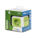 MagicCube poczwórne gniazdko prądowe GreenBlue, 2 wejścia USB, 1,4m, GB118 GreenBlue