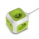 MagicCube poczwórne gniazdko prądowe GreenBlue, 2 wejścia USB, 1,4m, GB118 GreenBlue