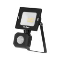 Reflektor LED 10W z sensorem ruchu i zmierzchu, 4000K, 230V Rebel