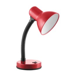 FUPI, lampa biurkowa, 40W, E27, stal + tworzywo, czerwona Orno