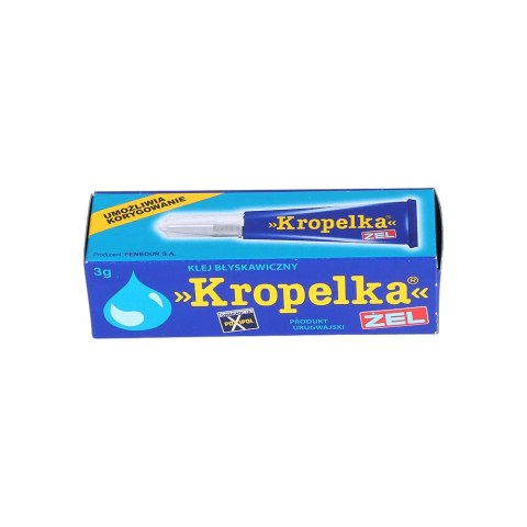 Klej błyskawiczny "kropelka" 2ml (tubka w pudełku) POLSKA