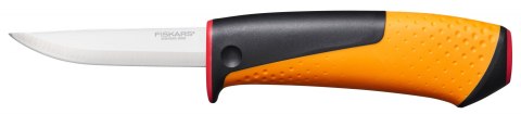 Nóż hobbystyczny z ostrzałką 209mm (czerwony) hardware Fiskars