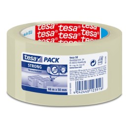 Taśma pakowa cichoodwijalna 66m:50mm, przezroczysta Tesa