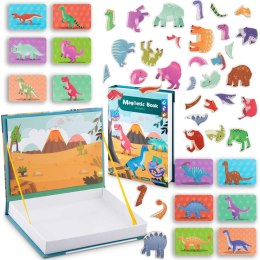 Książka magnetyczna Puzzle Dinozaury RK-770 Ricokids