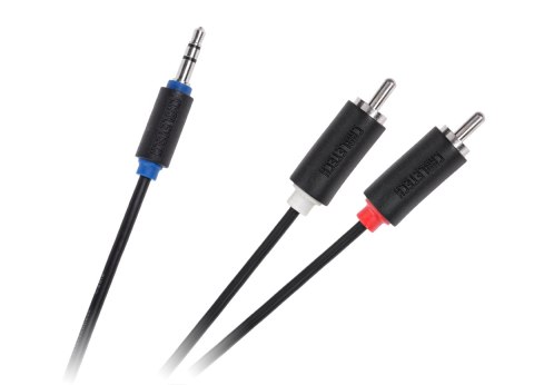 Kabel Jack 3.5-2RCA 1.0m Cabletech standard Cabletech