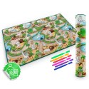 Mata piankowa do kolorowania zwijana 200 x 120 x 0,3 cm Ricokids RK-343 Ricokids