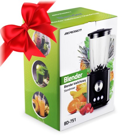 Blender kielichowy 800W BD-751 Berdsen czarny Berdsen Blender kielichowy 800W BD-751 Berdsen czarny Berdsen