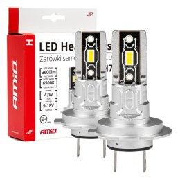 Żarówki samochodowe led h-mini h7 amio-03332 AMiO