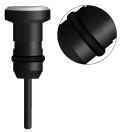 DA23 Zaślepka przeciw kurzowi usb-c 2szt black ATL