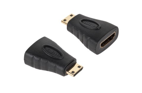 Złącze HDMI gniazdo-wtyk mini HDMI pozłacany Cabletech