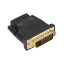 Złącze adapter wtyk DVI (24+1) dual link - gniazdo HDMI Cabletech