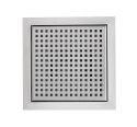 Odpływ prysznicowy kwadratowy kratka łazienkowa 20x20cm stal nierdzewna Gitter BITUXX®