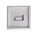 Odpływ prysznicowy kwadratowy kratka łazienkowa 20x20cm stal nierdzewna Gitter BITUXX®