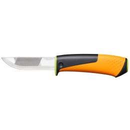 Nóż o zwięk.wytrzym. z ostrzałką 219mm (zielony) hardware Fiskars