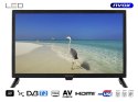 Telewizor nvox digital hdtv led 24cali z tunerem dvbt/t2 hevc/h.265 12/24/230v NVOX