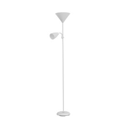 Lampa stojąca podłogowa URLAR, 175 cm, max 25W E27, max 25W E14, biała Orno