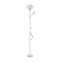 Lampa stojąca podłogowa URLAR, 175 cm, max 25W E27, max 25W E14, biała Orno