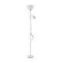 Lampa stojąca podłogowa URLAR, 175 cm, max 25W E27, max 25W E14, biała Orno