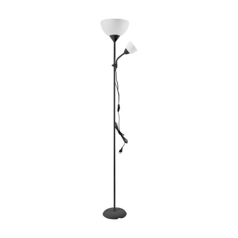 Lampa stojąca podłogowa URLAR, 175 cm, max 25W E27, max 25W E14, czarna Orno