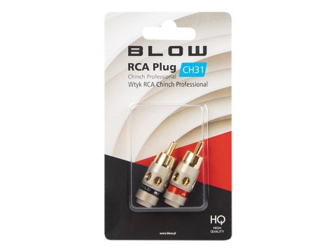 93-553# Wtyk rca cinch ch31 professional śr.5mm Blow