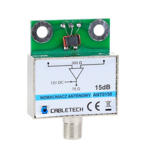 ANT0150 Wzmacniacz antenowy ekranowany 15dB Cabletech Cabletech