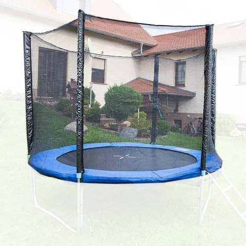 SIATKA OCHRONNA NA TRAMPOLINĘ 244-250 CM NA 8 SŁUPKÓW ZEWNĘTRZNA BITUXX®