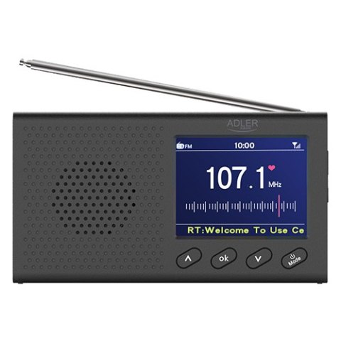 AD 1198 Radio przenośne - lcd - fm - bluetooth - zegar ADLER