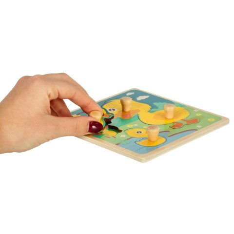Puzzle drewniane układanka kaczuszka kaczka Puzzle drewniane układanka kaczuszka kaczka