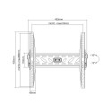 Uchwyt Basic do ściany 32-55 cali czarny LCD/PDP LP09 Cabletech