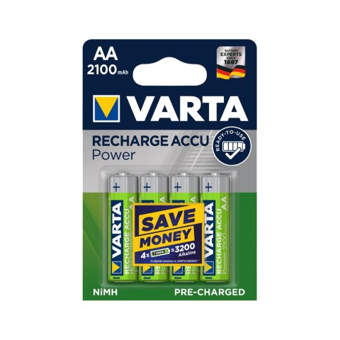 Akumulator VARTA AA 2100mAh 4szt./bl. Varta