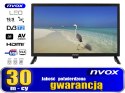 Telewizor nvox digital hdtv led 24cali z tunerem dvbt/t2 hevc/h.265 12/24/230v + xiaomi mi stick smart NVOX