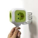 MagicCube poczwórne gniazdko prądowe, 2 wejścia usb 1,4m GreenBlue GB118G wersja niemiecka GreenBlue