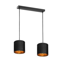 NEVA lampa wisząca, moc max. 2x60W, E27, czarna Orno