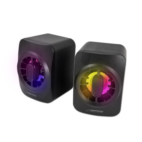 EGS104 Esperanza głośniki 2.0 usb led rainbow sakara Esperanza