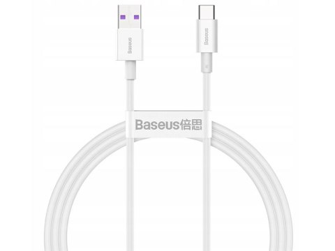 BASEUS Kabel USB do USB-C Superior Series, 66W, 1m (CATYS-02) Biały Baseus