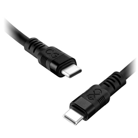 Kabel USB-C - USB-C eXc WHIPPY Pro, 0.9M, 100W, szybkie ładowanie, kolor mix ciemny Orno