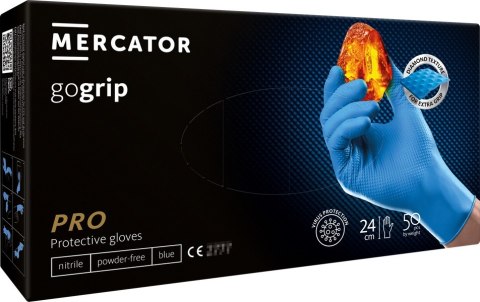 Rękawice nitrylowe mercator gogrip blue 50 sztuk rozmiar s MERCATOR Rękawice nitrylowe mercator gogrip blue 50 sztuk rozmiar s MERCATOR