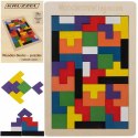 Układanka drewniana- puzzle/ tetris Kruzzel 22667 KRUZZEL