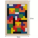 Układanka drewniana- puzzle/ tetris Kruzzel 22667 KRUZZEL