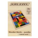 Układanka drewniana- puzzle/ tetris Kruzzel 22667 KRUZZEL