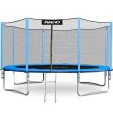 Trampolina ogrodowa 12ft/374cm z siatką zewnętrzną i drabinką Neo-Sport Neo-Sport