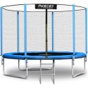 Trampolina ogrodowa 8ft/252cm z siatką zewnętrzną i drabinką Neo-Sport Neo-Sport